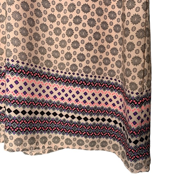 Skies Are Blue‎ light peach India paisley patterned sundress. Size L - Picture 4 of 9